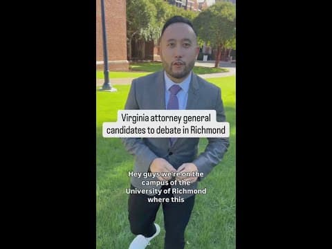 Virginia attorney general candidates to debate in Richmond