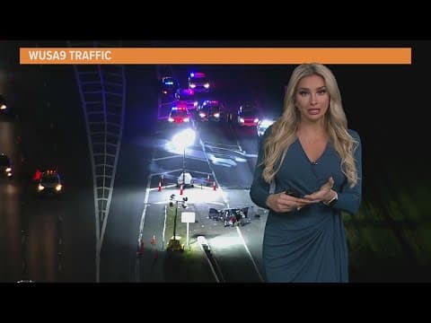 Rollover crash closes lanes of Dulles Toll Road in McLean