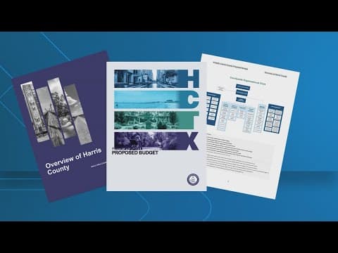 What are the impacts of cuts to Harris County's $2.7 billion budget?