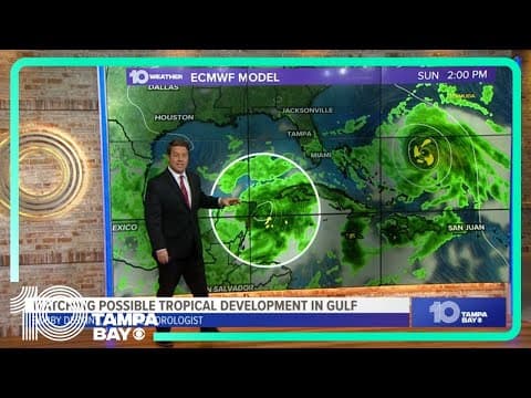 LIVE tropics update: Tropical development possible in Gulf (10:30 a.m. Thursday)