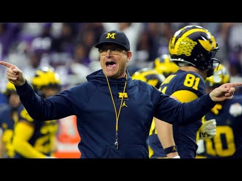 Michigan coach Jim Harbaugh facing 4-game suspension for breaking NCAA rules, AP source says