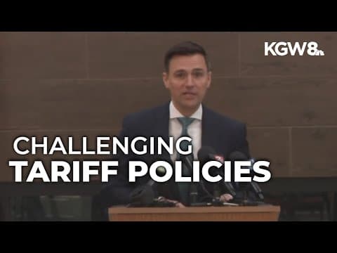 A dozen states, including Oregon, sue Trump administration over tariff policy