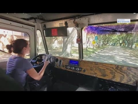 Check out what some Rice University students did to a 1997 delivery van that was gathering dust