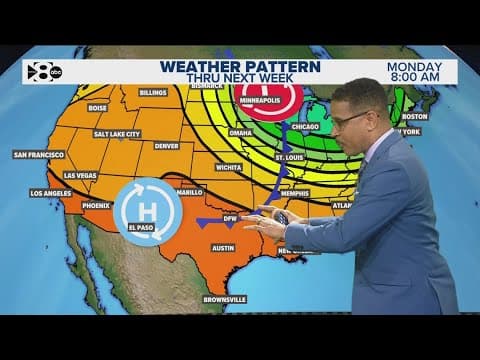 DFW Weather: Slight chance of rain, cooler temperatures
