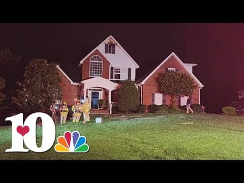 West Knox Co. home catches fire after lightning strike