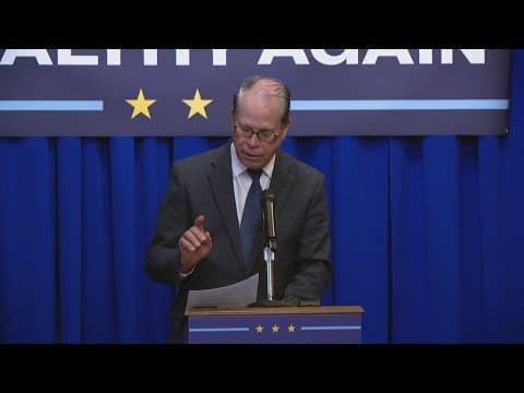 Gov. Braun signs executive orders to limit welfare spending, study health care issues