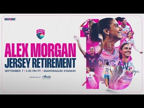 San Diego Wave FC retires Alex Morgan's jersey