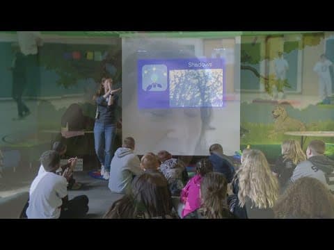 Eleanor Skillen Elementary students get ready for Monday's total solar eclipse