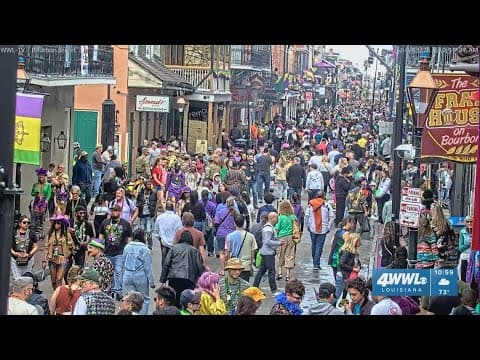 Mardi Gras Live Coverage 10AM-11AM: Fat Tuesday celebrations in NOLA