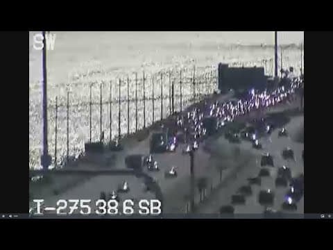 Crash on Howard Frankland Bridge causes major backup