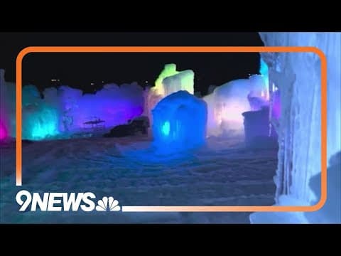 Ice castles open in Colorado