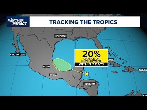 Tropical update: Spot in the Caribbean has potential for development