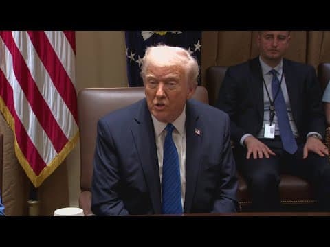 Trump says he's considering ways to serve a third term as president