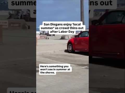 San Diegans enjoy ‘local summer’ as crowd thins out after Labor Day
