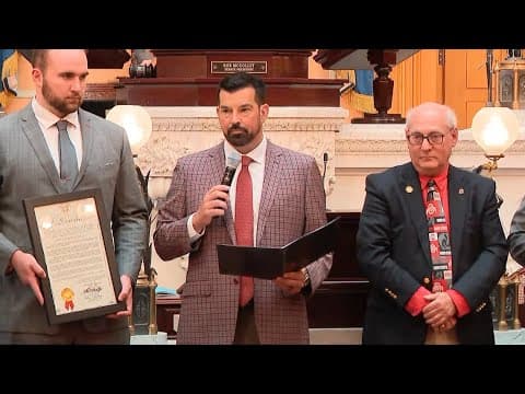 Ohio State Buckeyes honored before Senate session with resolution