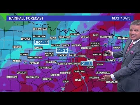 DFW Weather: Very scattered showers to pop up over next few days, bringing cool temps to North Texas