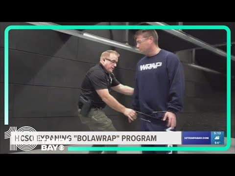 HCSO expanding BolaWrap program after deploying the non-lethal force tool successfully