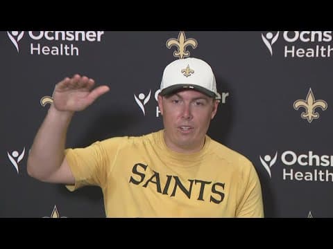 Live: Saints players or coaches speak after training camp practice