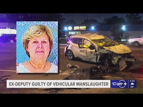 Former Hillsborough detention deputy found guilty of vehicular manslaughter