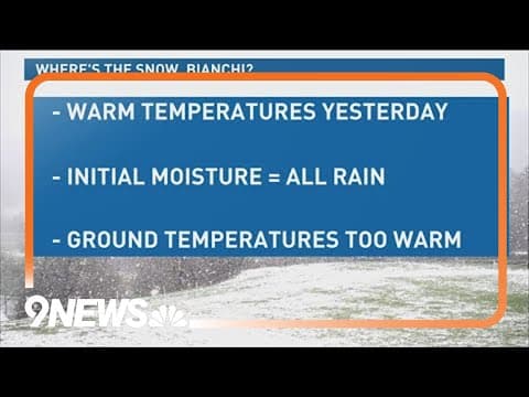 Why it didn't snow more in Denver on Christmas Eve