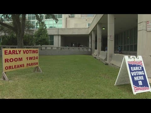 Early voter turnout strong ahead of New Orleans' municipal elections
