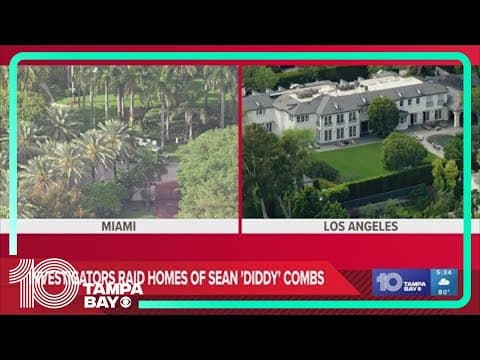 Feds search Sean 'Diddy' Combs’ properties as part of sex trafficking probe, AP sources say