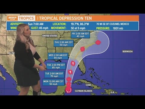 Weather: Rain moves in early this week with less heat