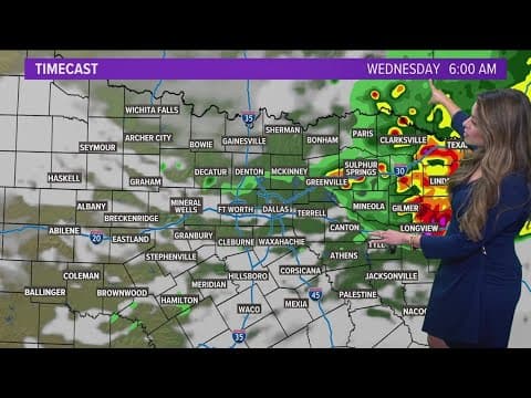 DFW Weather: Timeline for the next rain, storm chances
