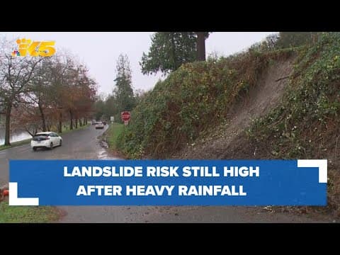 Landslide risk in Western Washington high following heavy storm