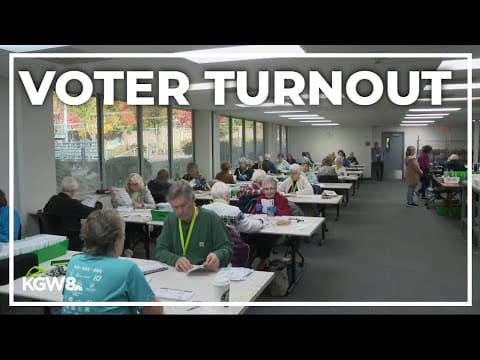 How Oregon voter turnout trends days before Election Day