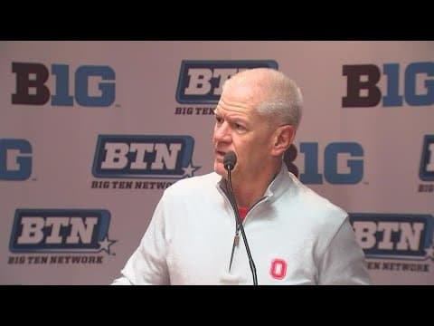 Kerry Coombs postgame interview | Ohio State-Nebraska