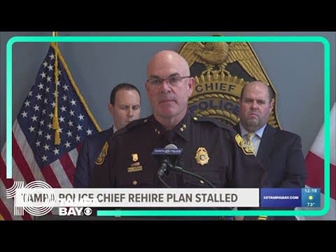 Tampa police chief rehire plan stalled
