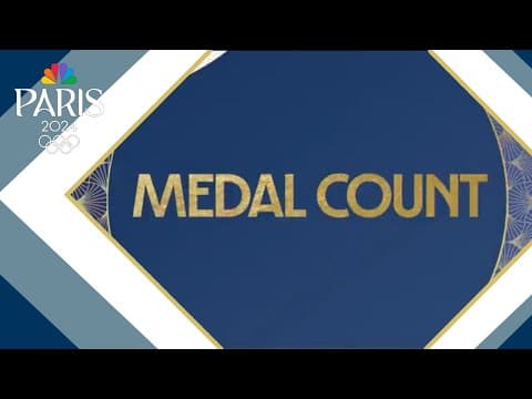 Paris Olympic Games medal count: Team USA leads in total, China with 11 gold medals