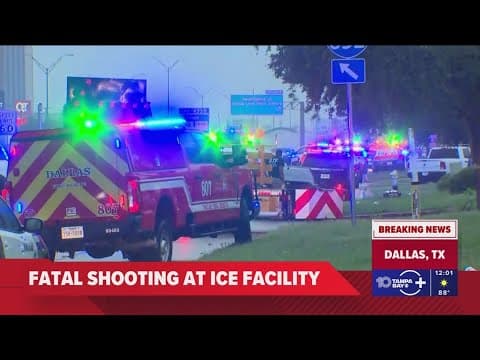 3 people shot at a Dallas ICE facility and the shooter is dead