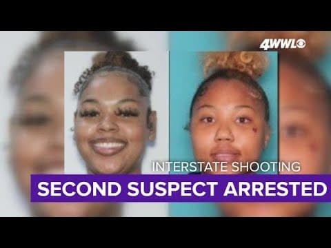 2nd suspect arrested from video of shots fired from moving car