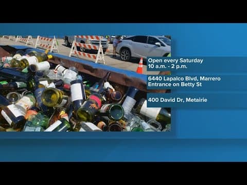 Jefferson Parish reopens recycling drop-off sites