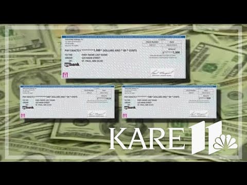 Rebate checks rolling out to Minnesotans