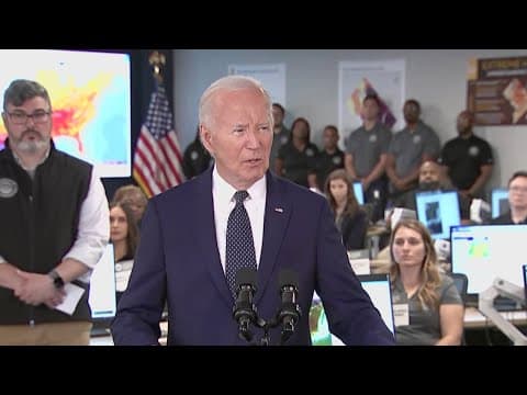 Biden outlines new extreme weather actions