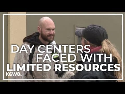 Portland day centers struggle with limited resources amid storm