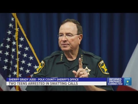 2 out-of-state teens arrested for 'swatting' a boy in Polk County after fight during online video ga