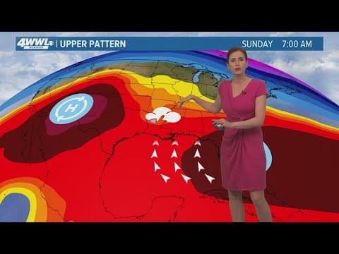 New Orleans 10pm Weather: Scattered downpours return on Father's Day