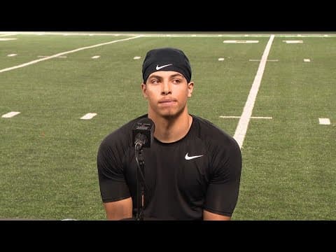 Ohio State spring practice | Tavien St. Clair discusses QB battle