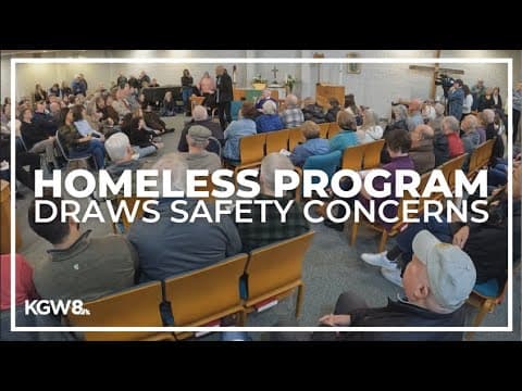 Tigard neighbors voice opposition to homeless program in church parking lot