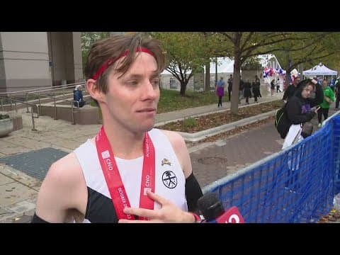 Live interview | Man wins 2023 Indy Monumental Half-Marathon