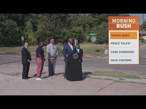 Dallas city leaders announce safety improvements for an east Oak Cliff road