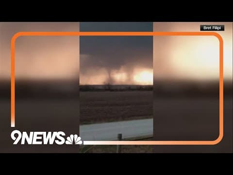 Tornado caught on camera in Nebraska