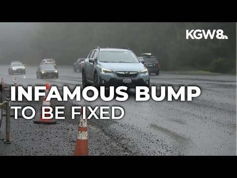Construction to fix Highway 26 'bump' near Seaside expected to cause delays