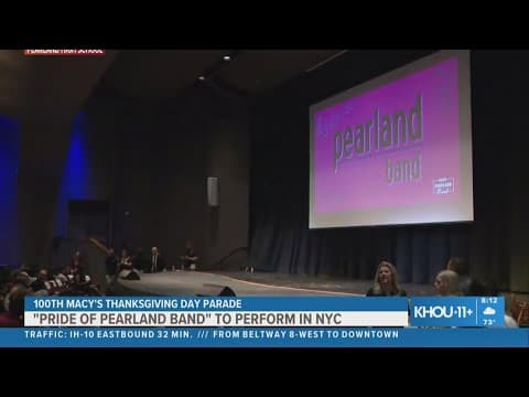 Pearland High School band headed to perform in Macy’s Thanksgiving Day Parade