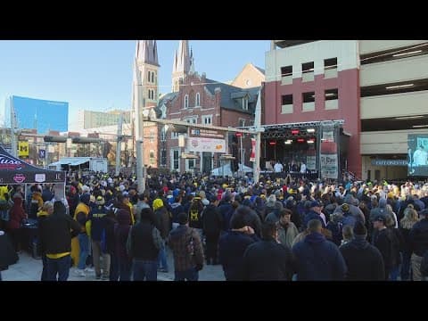 Big Ten celebrations begin in downtown Indianapolis for championship game between Michigan Wolverine