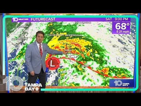 Powerful Florida storm to bring coastal flood threat, possible severe weather